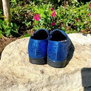 Alberto Fellini | Shoes | Alberto Fellini Blue Sparkle Shoes  display picture 3
